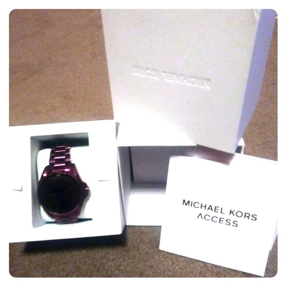 purple mk smart watch